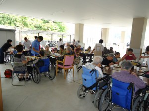 ハートランド三恵　虹ユニット・空ユニット　バーベキュー　H25.6.14