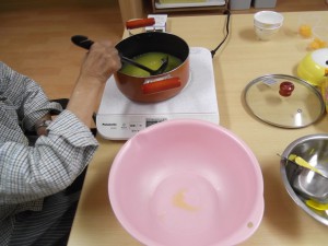 デザート作り