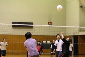 施設対抗レクバレーボール大会に向けて　11/21