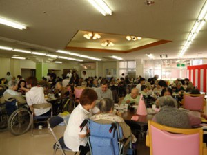 新居浜市特別養護老人ホーム　ハートランド三恵　入所者忘年会
