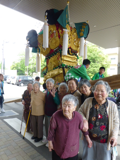 5月3、4日子供太鼓台来園