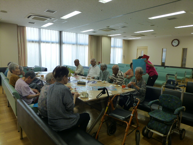 8月1日　慈光園喫茶