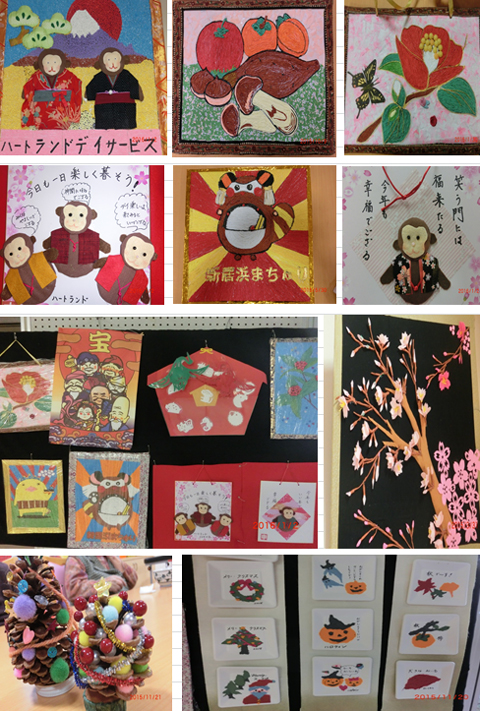 平成２７年ハートランド三恵デイサービス作品展示会