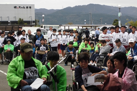 東温市車いすマラソン大会