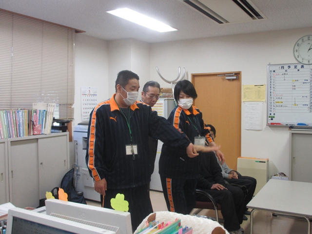 防犯訓練　コミュニティハウス三恵