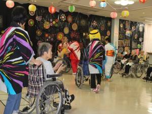 ふれあい夏祭り　ハートランド三恵、リハビリステーション三恵荘