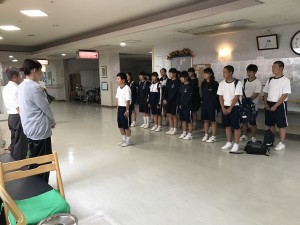 三恵荘で体験実習実施しました！！