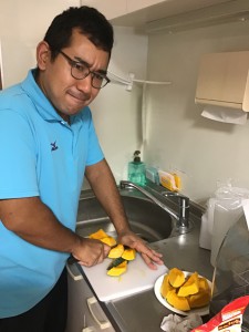 海ほたるユニット かぼちゃケーキ作り