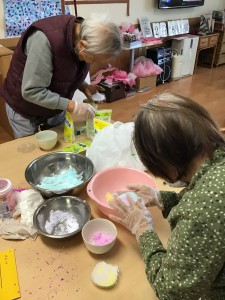 海ほたるユニット　バスボム作り♪♪