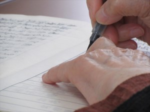書道クラブ　～全集中して～