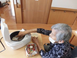 ユニット活動　赤飯作り