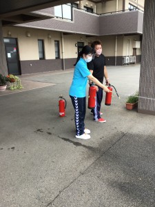 防火訓練なう