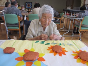 壁画（ひまわり）