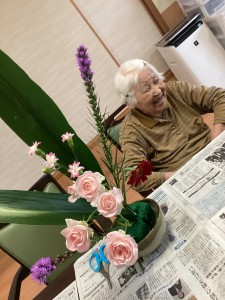 生け花をしました