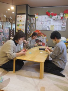 ２月のカレンダー作り