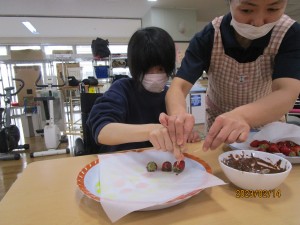 ♡料理教室　バレンタインケーキ作り♡