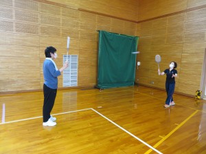体育館へ