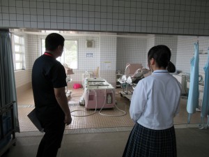 新着！！高校生の応募前施設見学（第３弾）