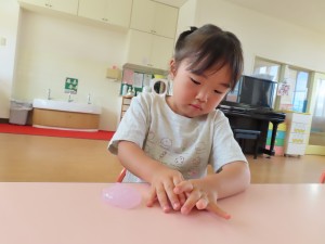 スライムで遊んだよ♪