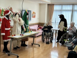 １２月２５日はクリスマス会でした(●´ω｀●)