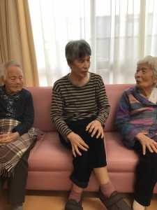 珊瑚ユニットの午後のひと時・・・