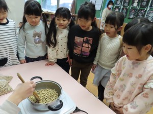 豆まきの準備!(2月2日)