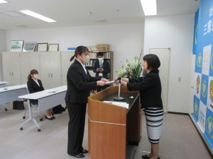 令和６年度新入職員入社式及び辞令交付式