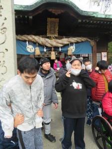 八幡神社初詣
