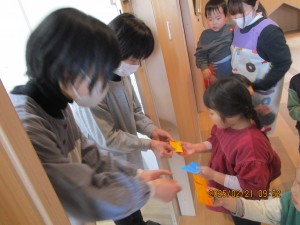 なかよしの日実施(2月27日実施)