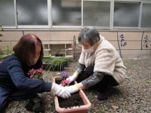 お花作り