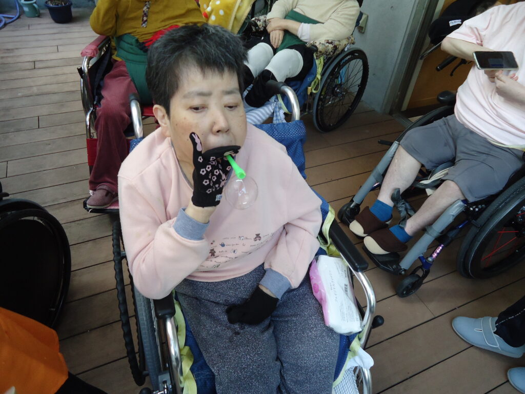 11/8 外気浴(3階)