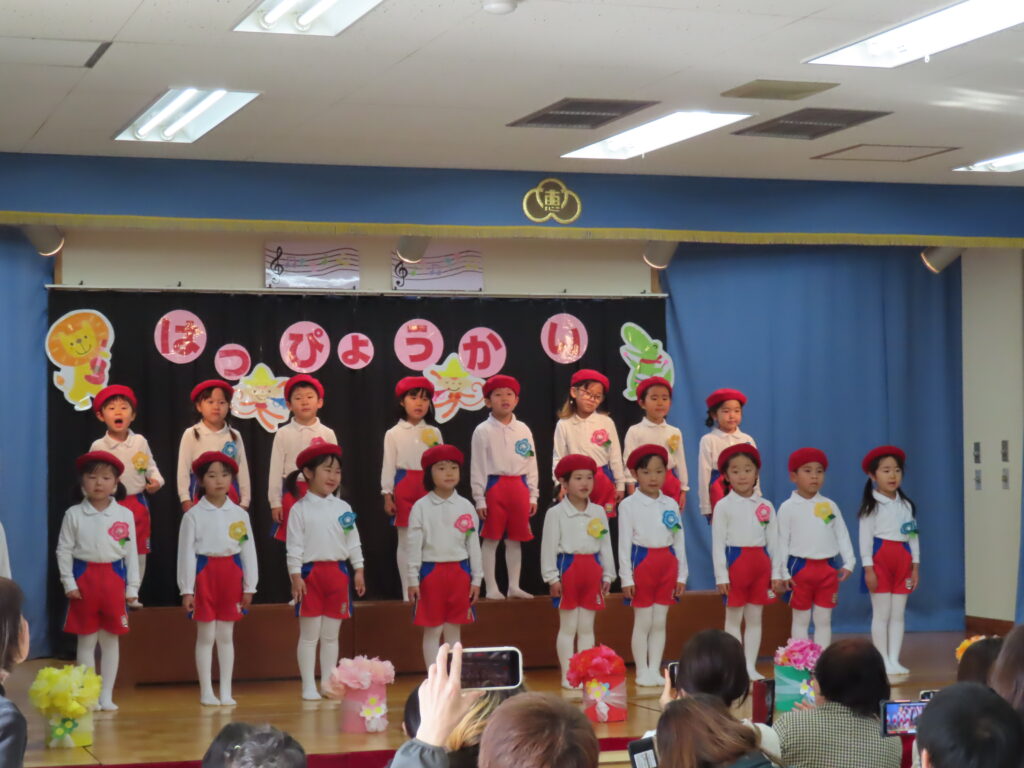 発表会♪ゆり組