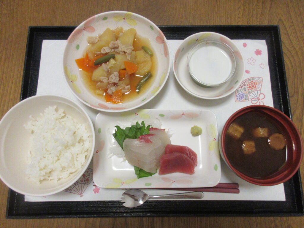 2/20給食(お刺身の日)